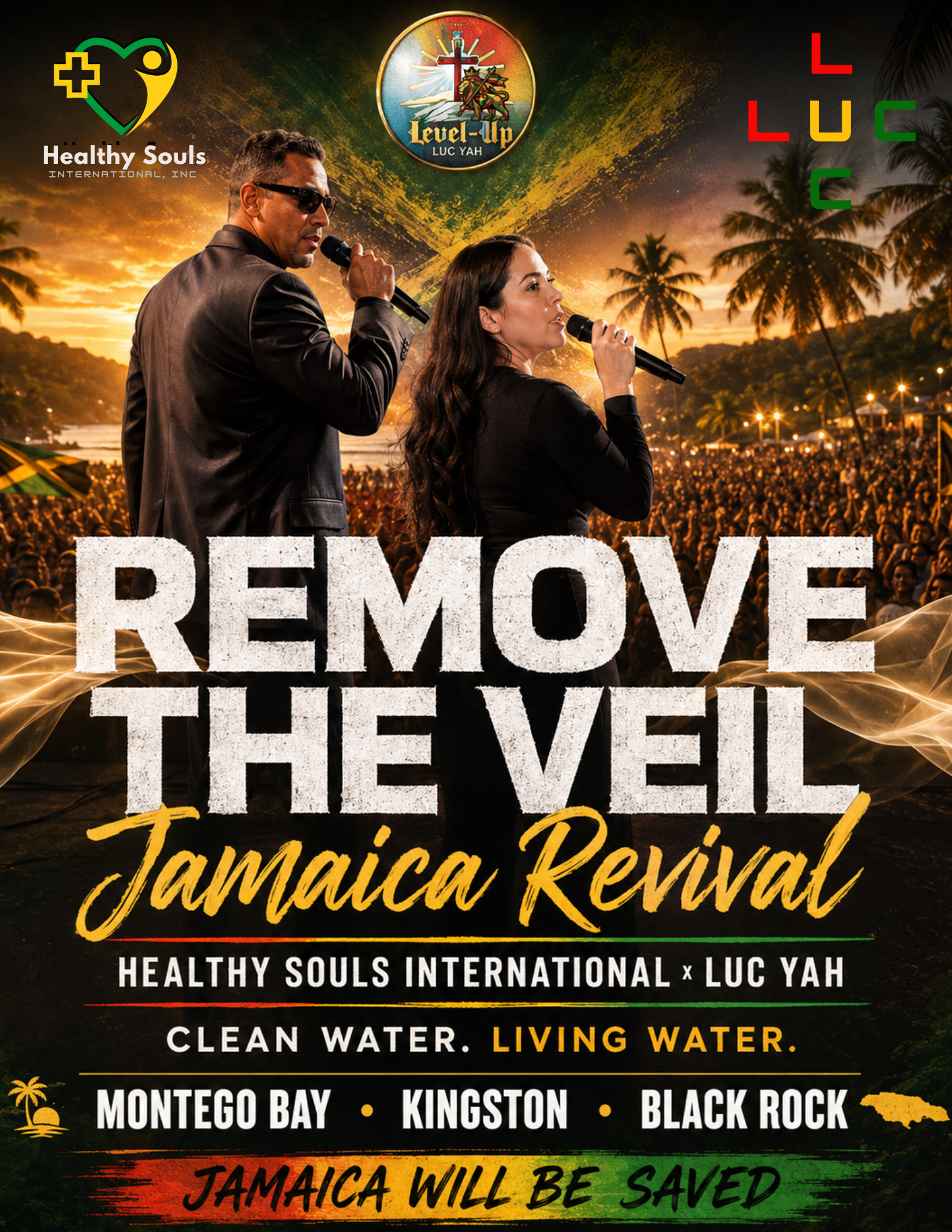 Remove the Veil Jamaica Revival Tour promotional graphic